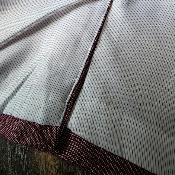 NWT Banana Republic Womens Blazer Beetroot Tweed Wool Blend Button Front Size 4 - Picture 7 of 14